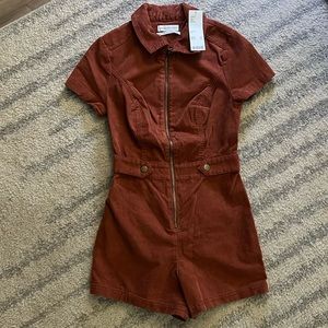 Urban Outfitters Corduroy Romper XS